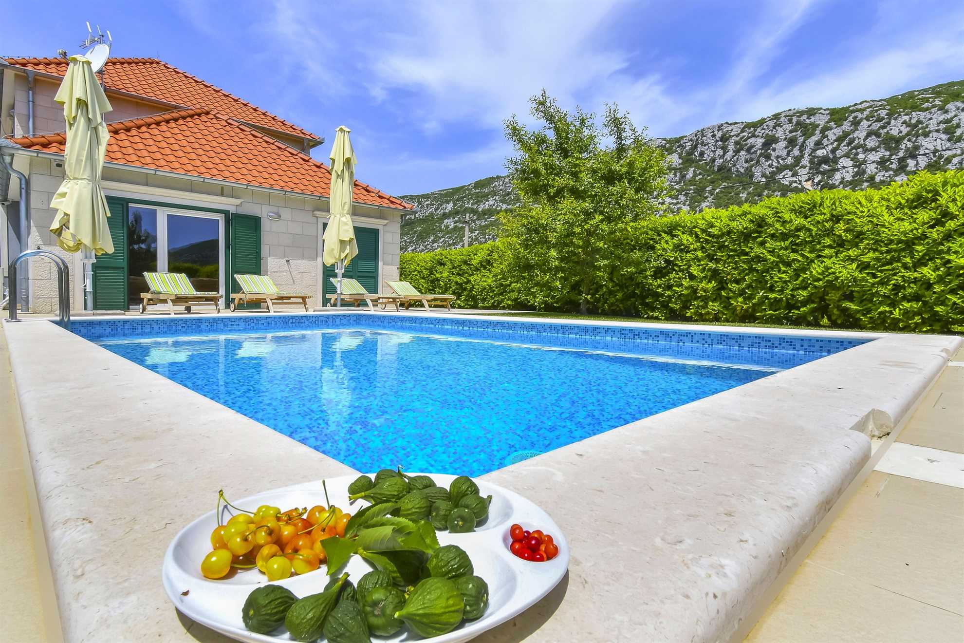 Villa Župa u Dalmatinskoj zagori s privatnim bazenom u blizini Biokova