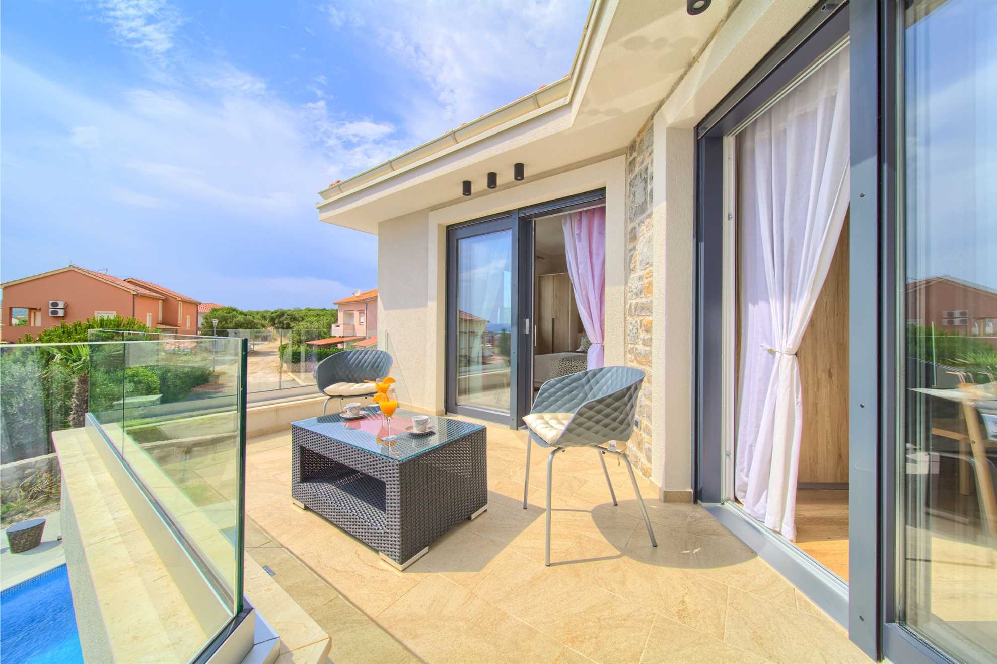 Luxury Holiday house ADELLA with a sea view