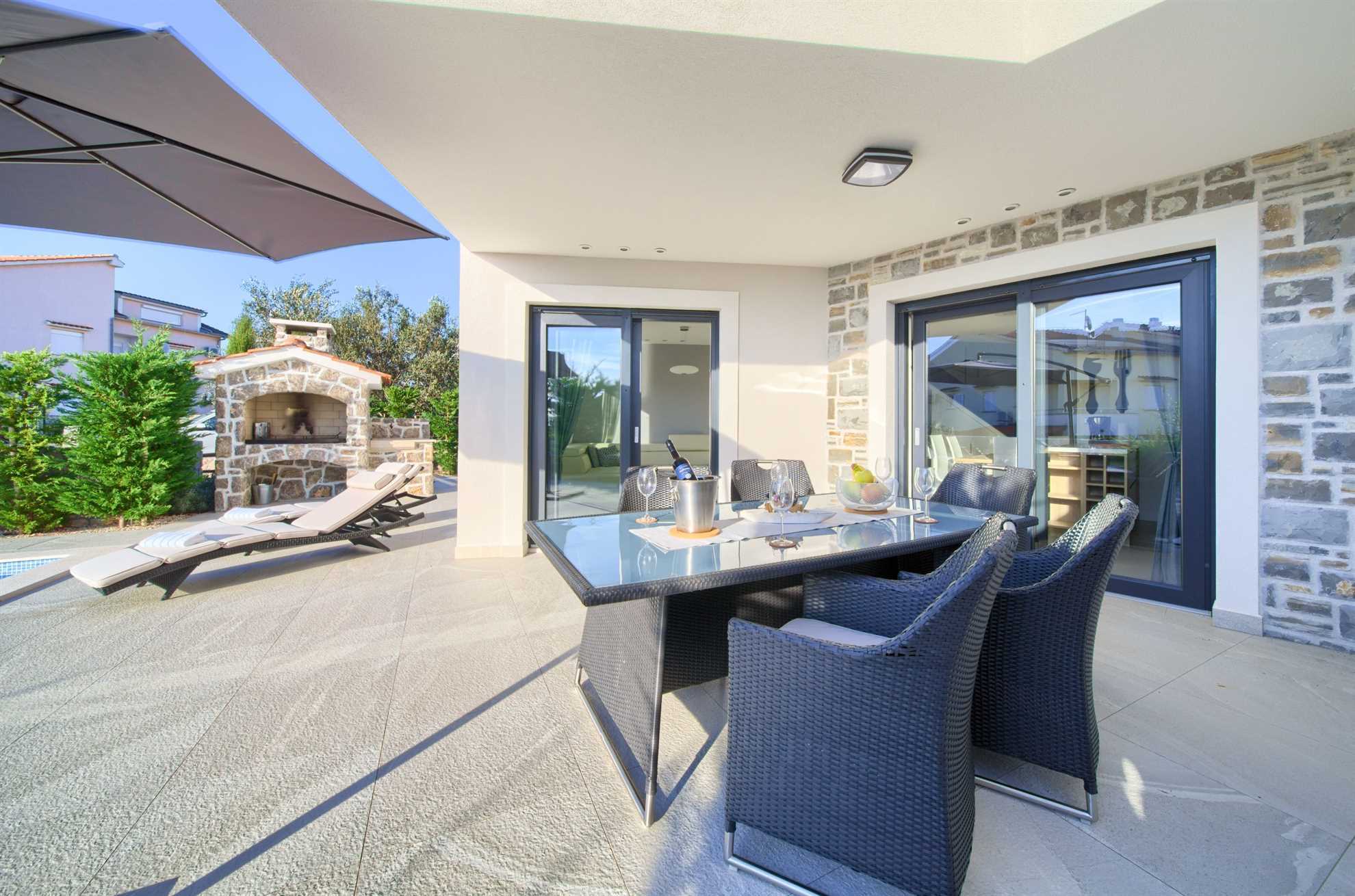 Luxury Holiday house ADELLA with a sea view