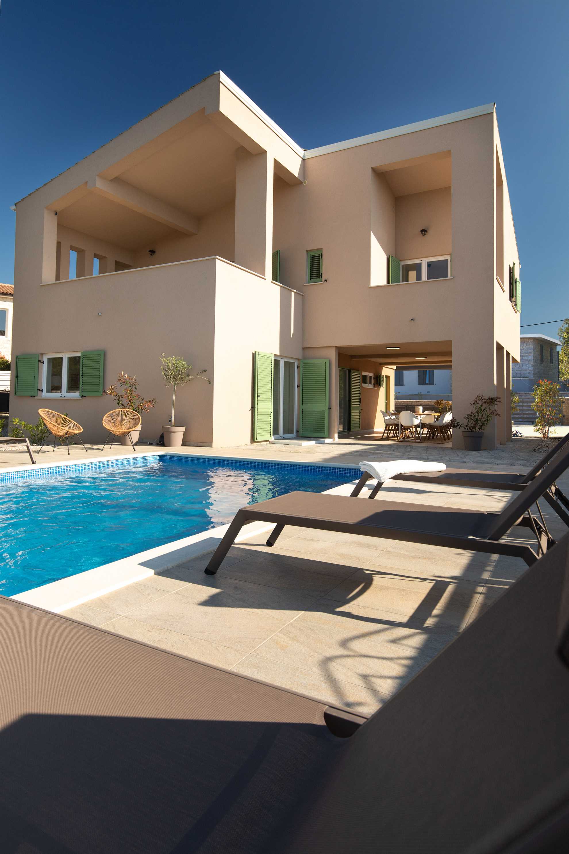 Villa OLIVE OCEAN s bazenom i pogledom na more