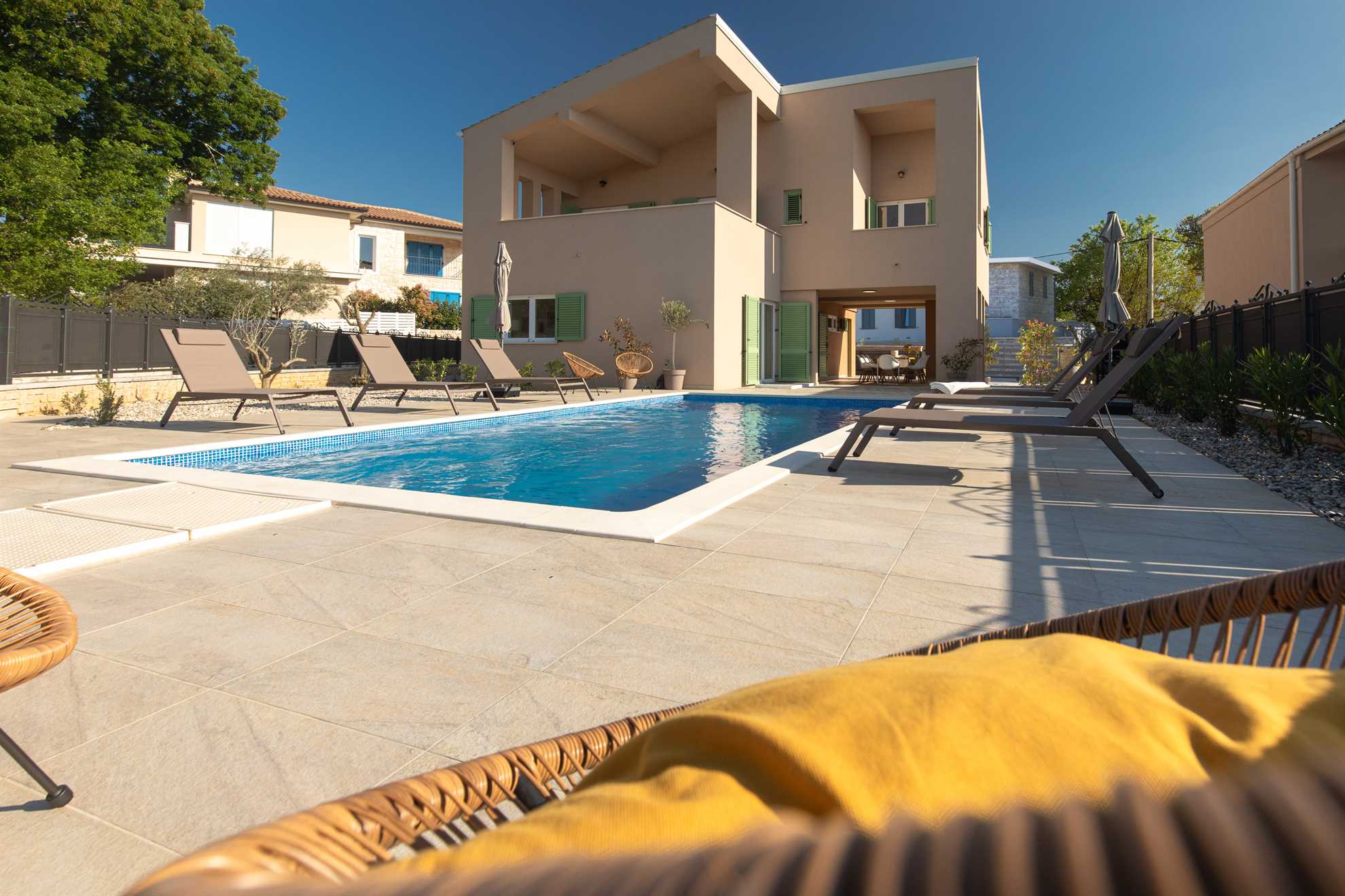 Villa OLIVE OCEAN s bazenom i pogledom na more