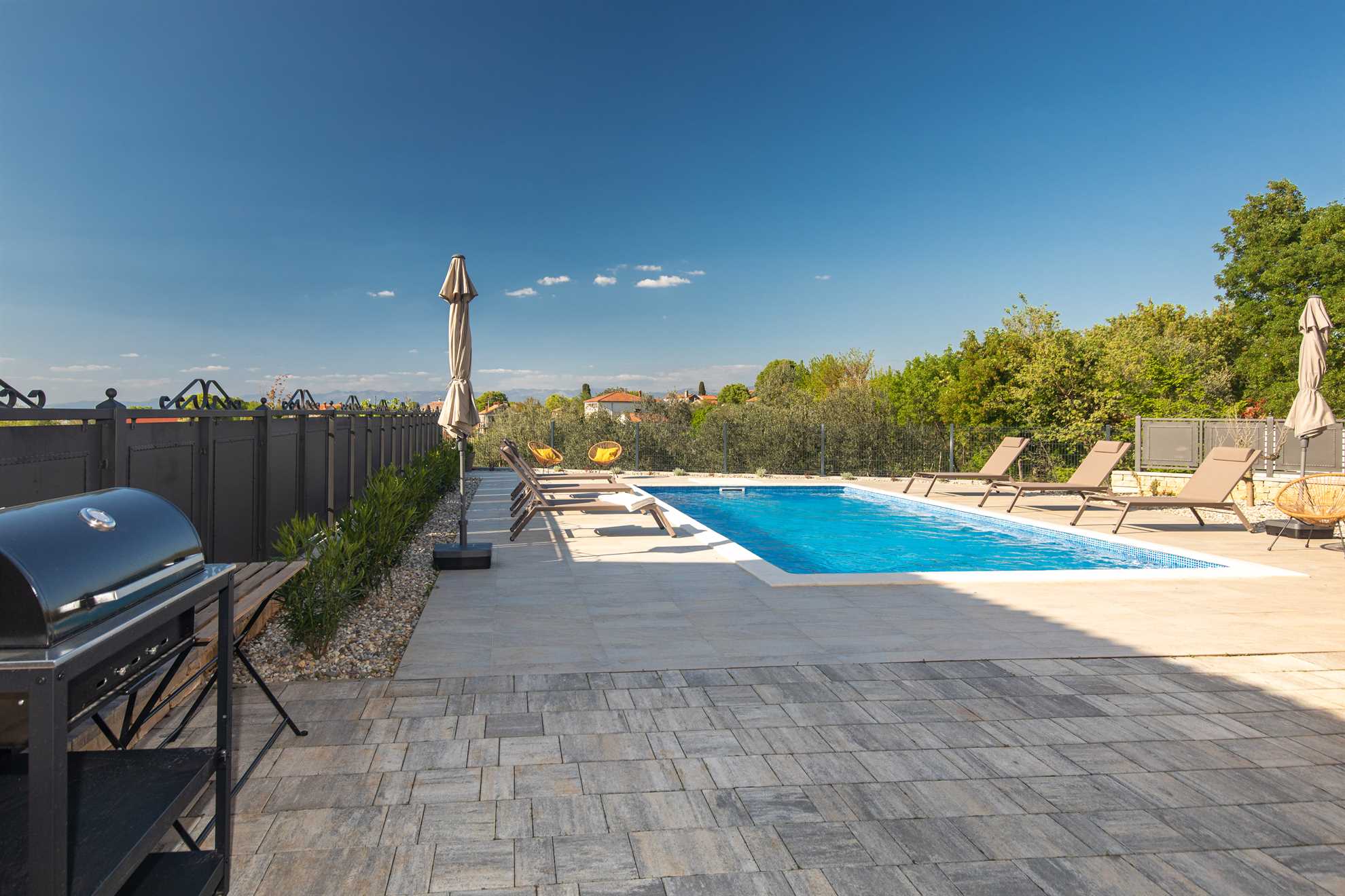 Villa OLIVE OCEAN s bazenom i pogledom na more