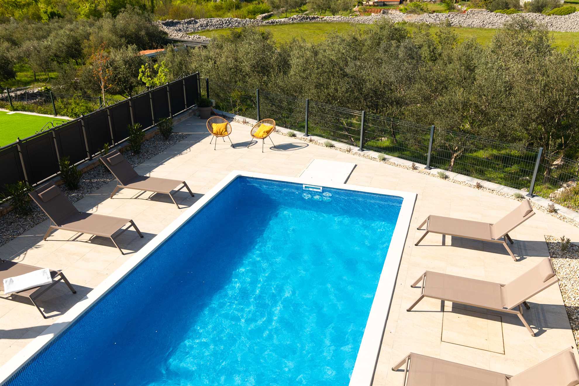 Villa OLIVE OCEAN s bazenom i pogledom na more
