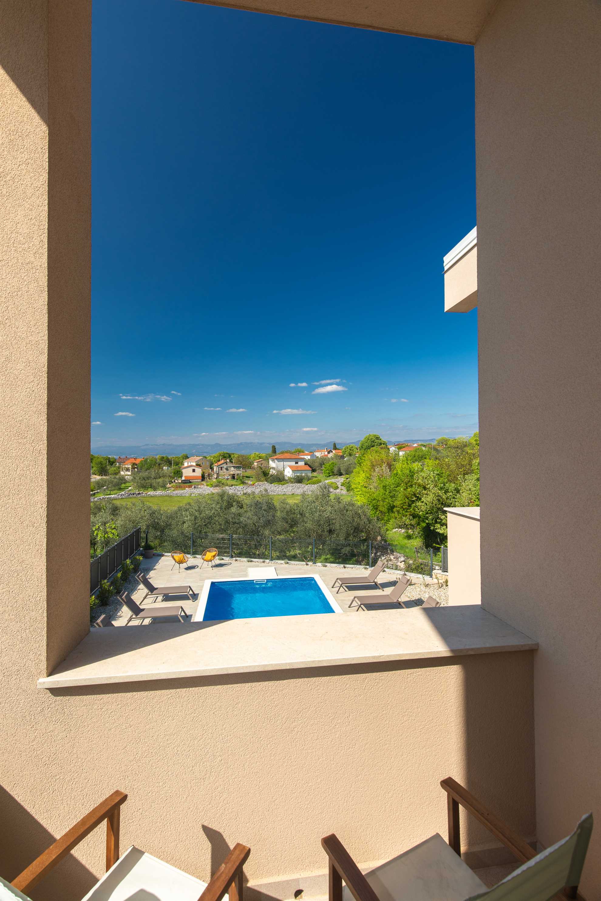 Villa OLIVE OCEAN s bazenom i pogledom na more
