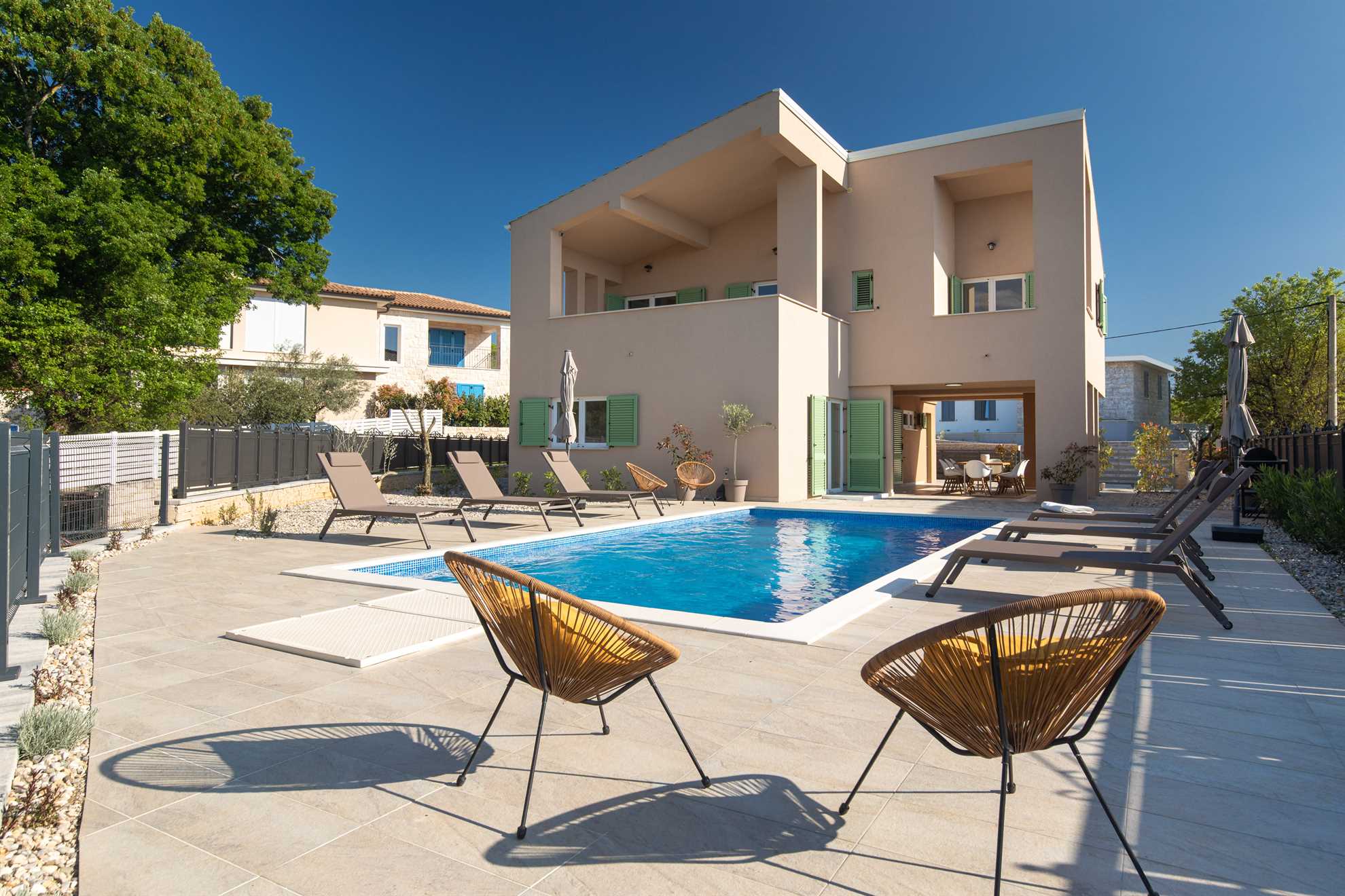 Villa OLIVE OCEAN s bazenom i pogledom na more