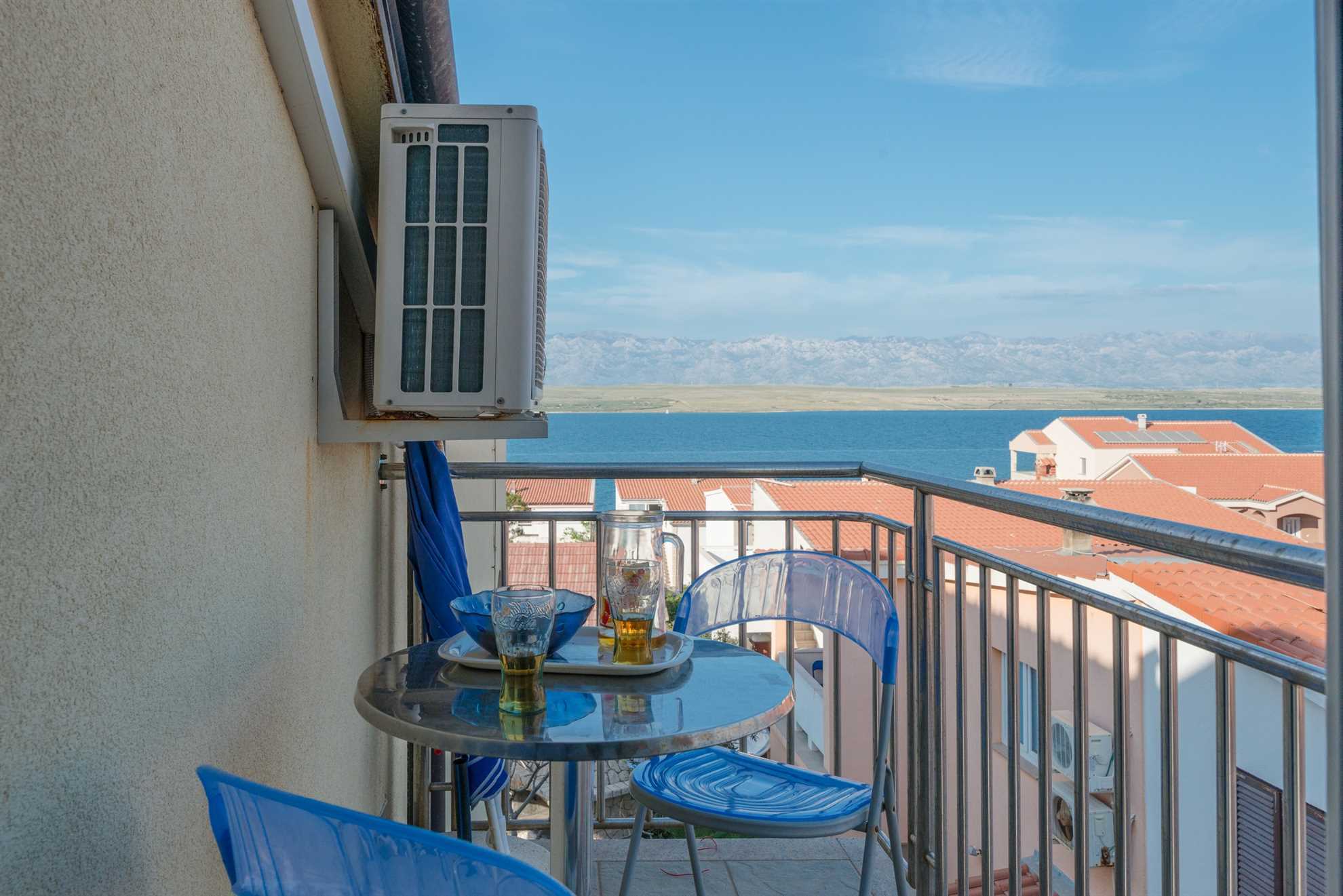 Studio apartma za 2 osebi | s pogledom na morje | le 70 m od plaže