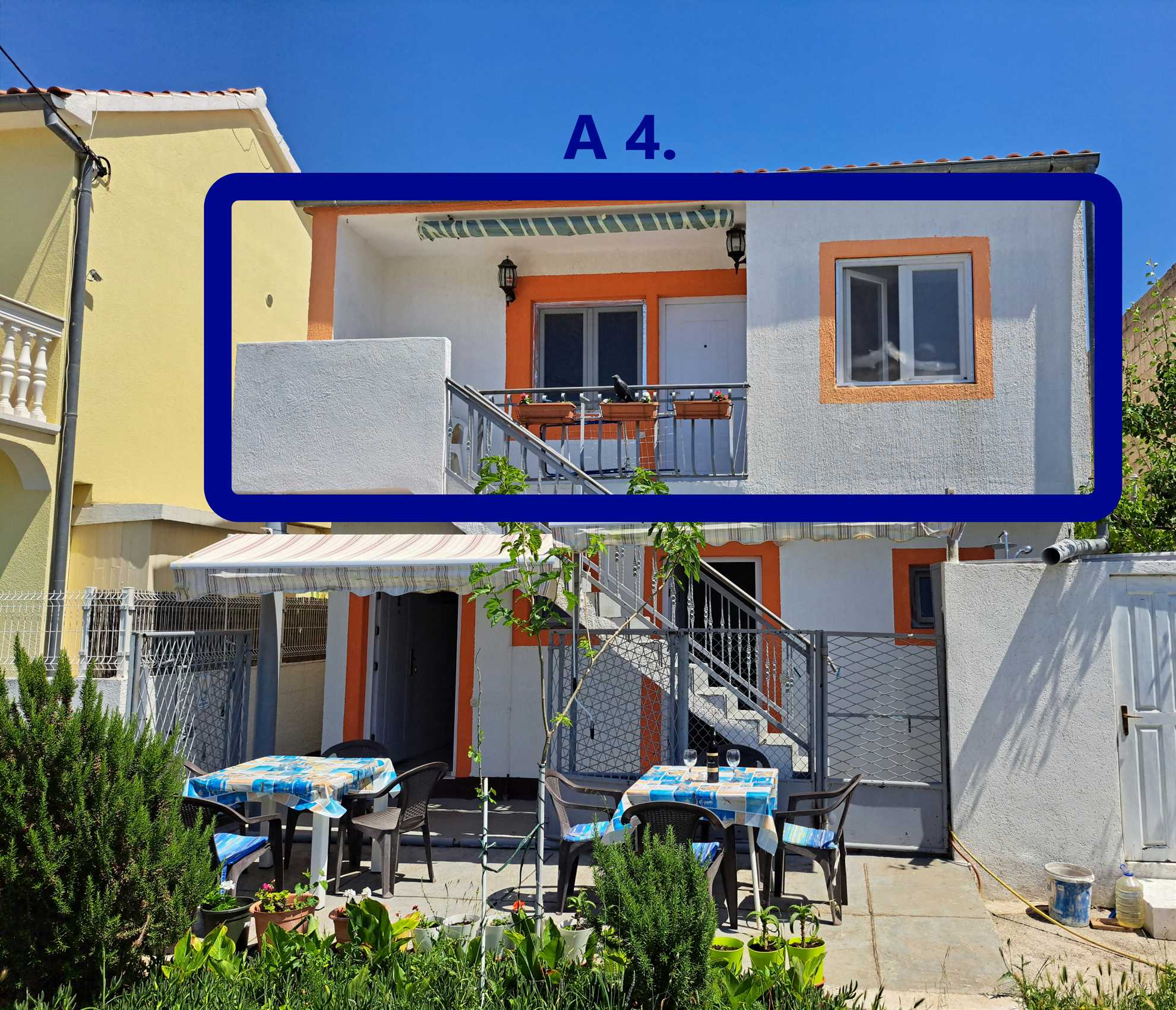 Apartman Ganić Tribunj A4 (2+2)